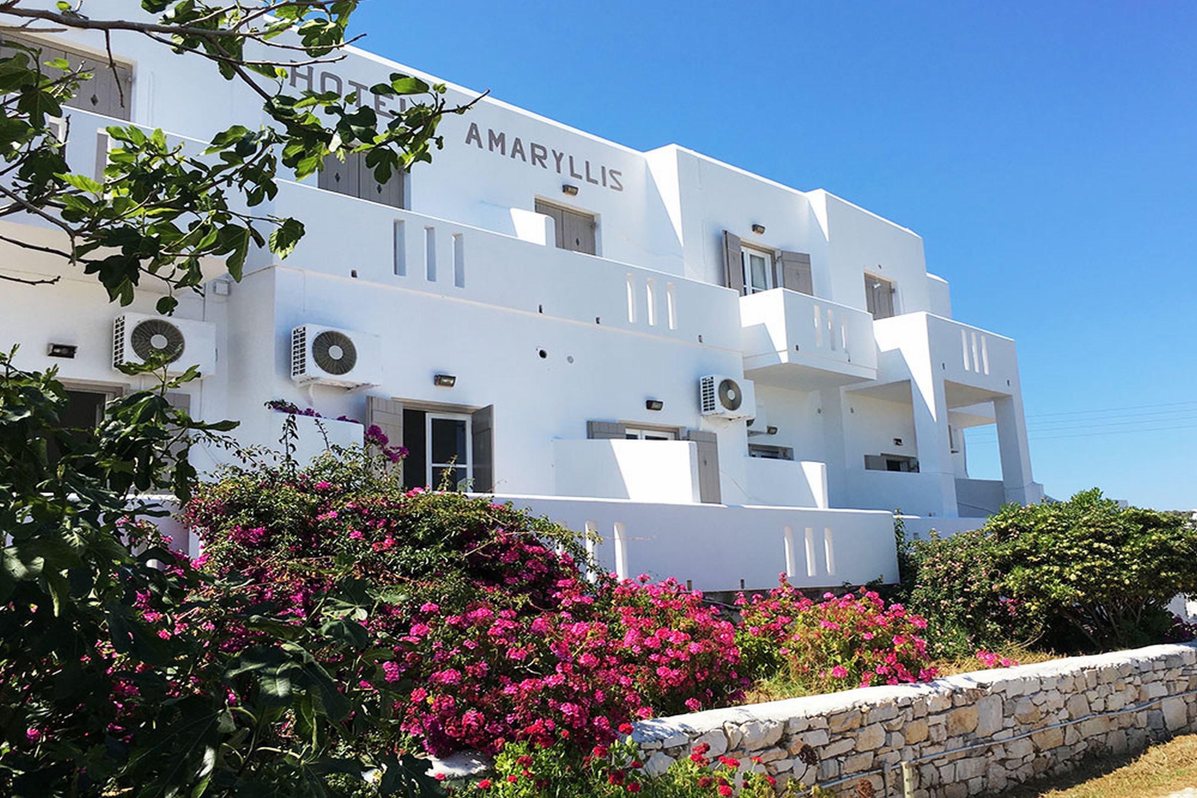 Amaryllis Beach Hotel Chrisi Akti  Buitenkant foto
