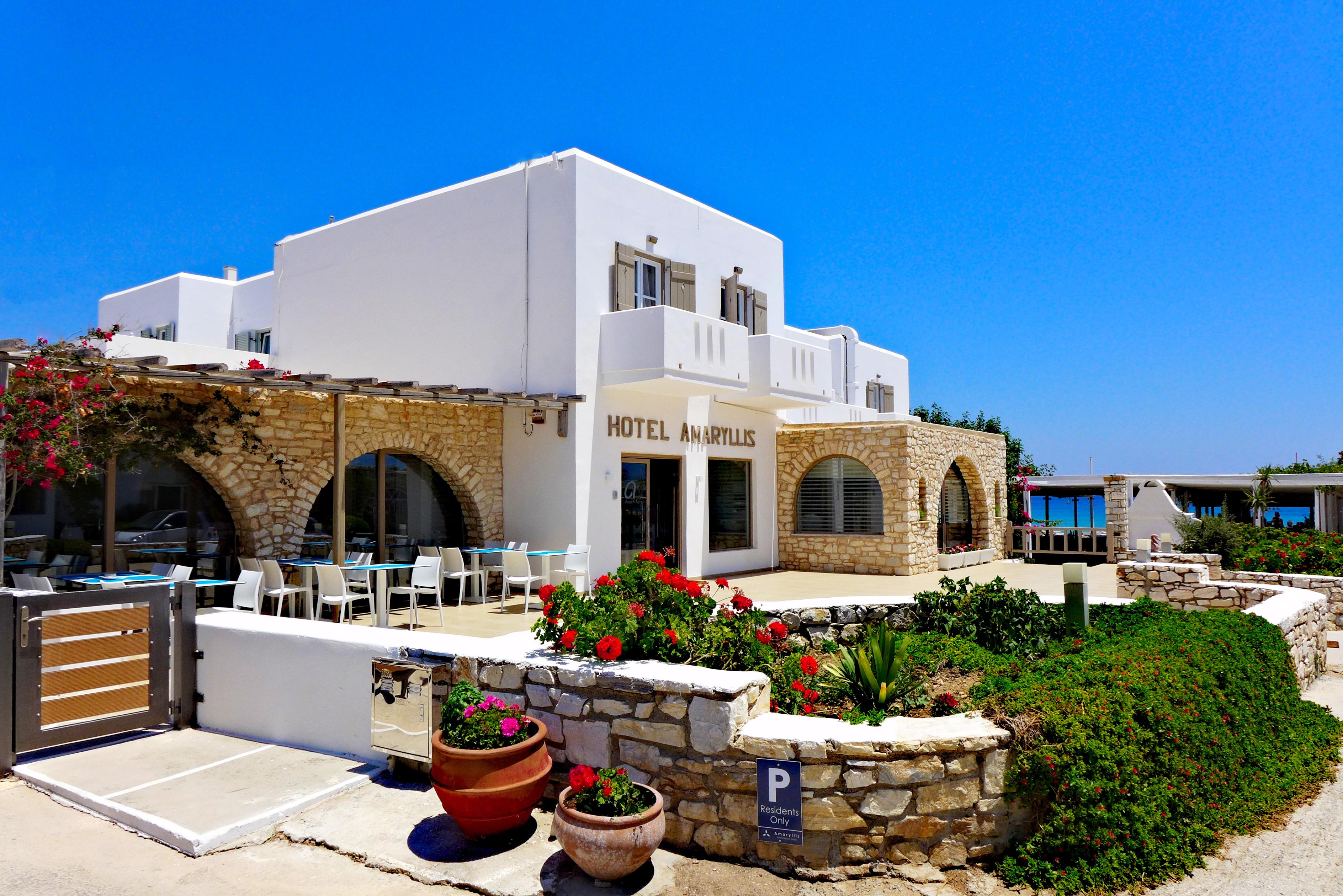 Amaryllis Beach Hotel Chrisi Akti  Buitenkant foto