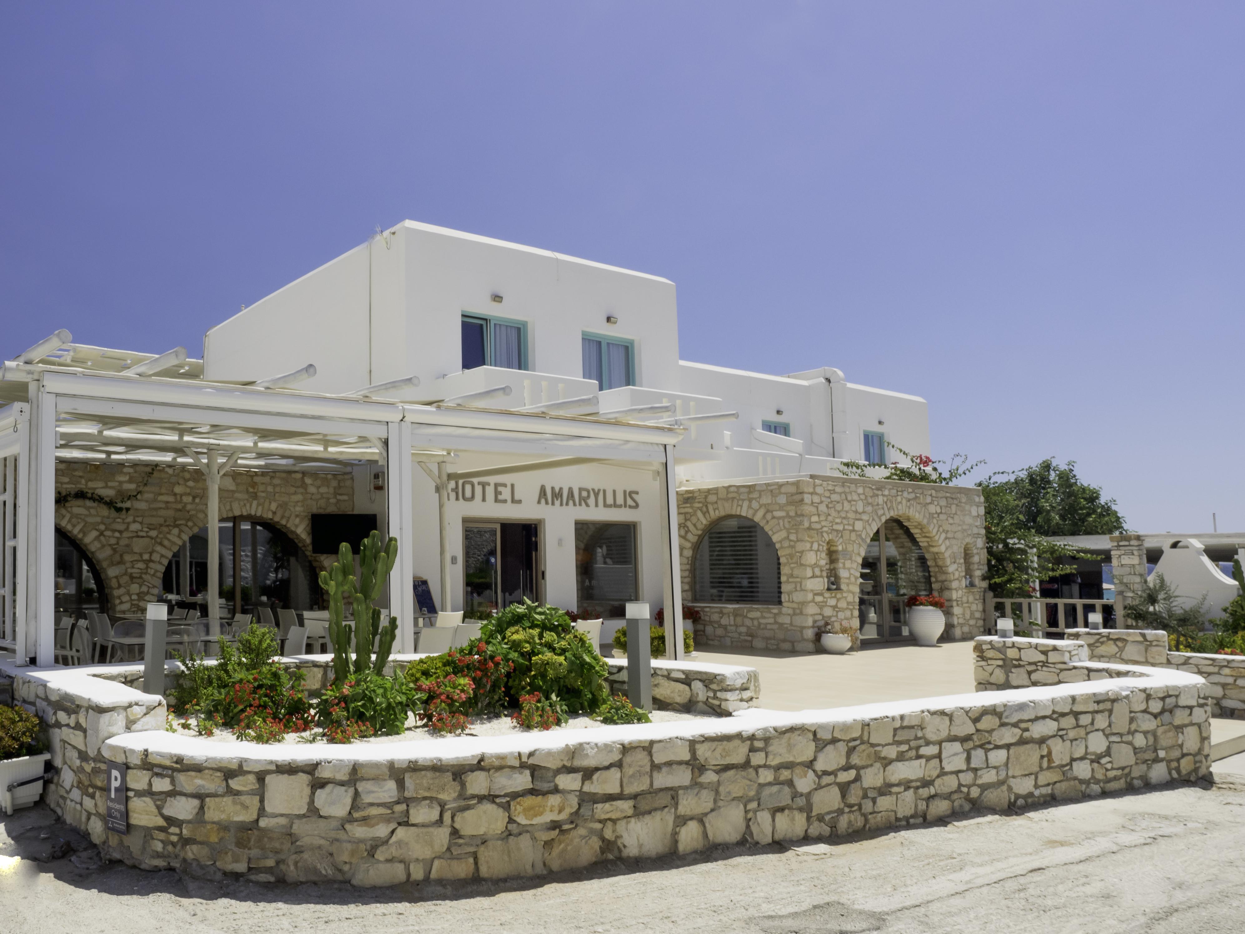 Amaryllis Beach Hotel Chrisi Akti  Buitenkant foto