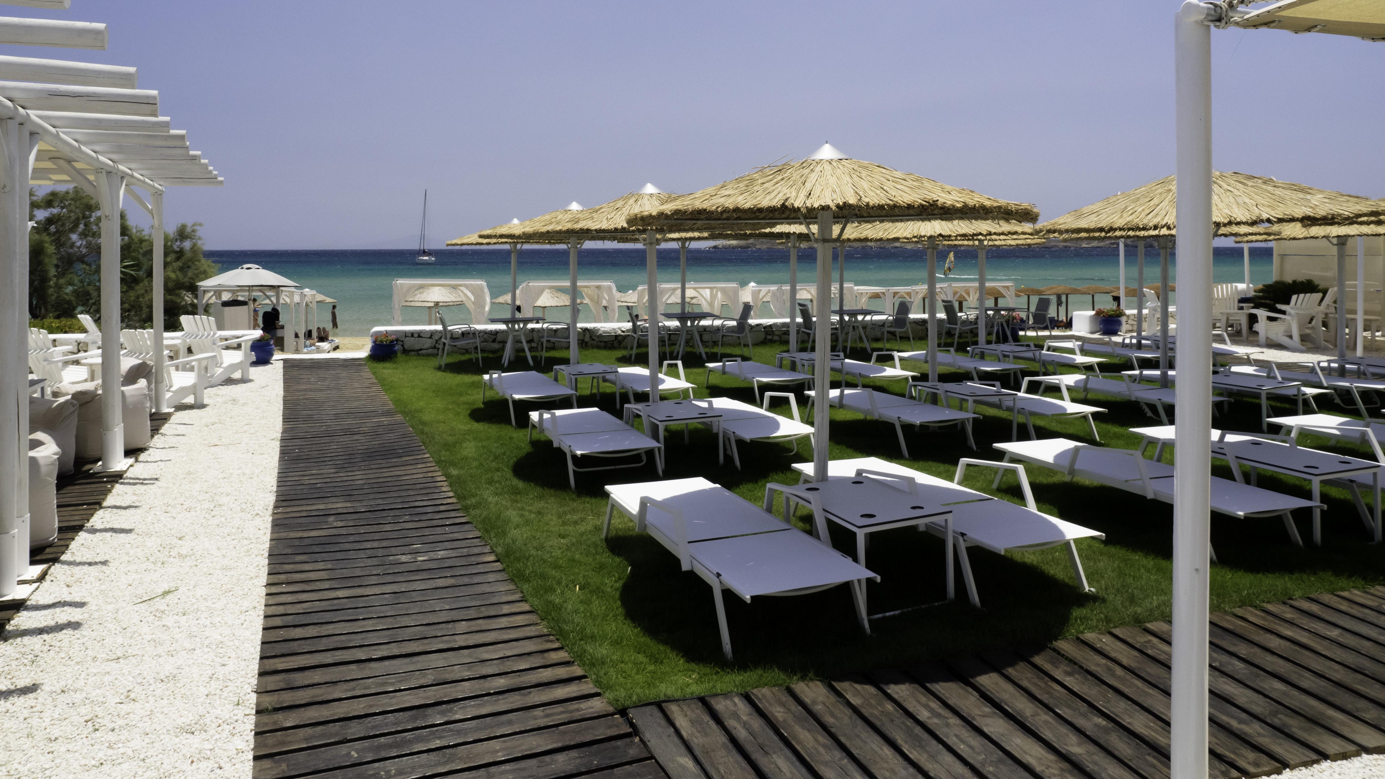 Amaryllis Beach Hotel Chrisi Akti  Buitenkant foto